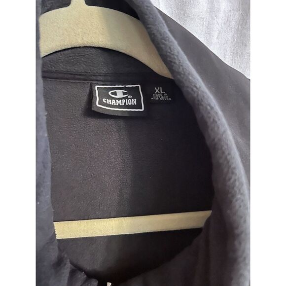 Champion men's soft shell full zip jacket black XL mid weight fleece lined - Picture 2 of 8